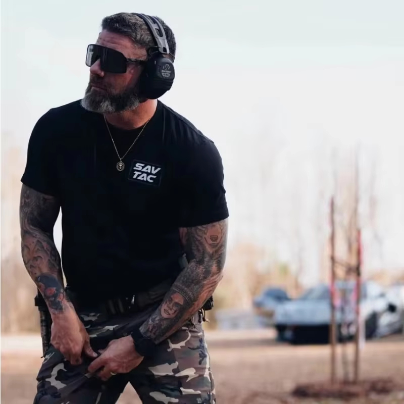 Street Fashion For Short Guys - 2026 Neues Herren-T-Shirt für Outdoor-Sportarten, taktisches