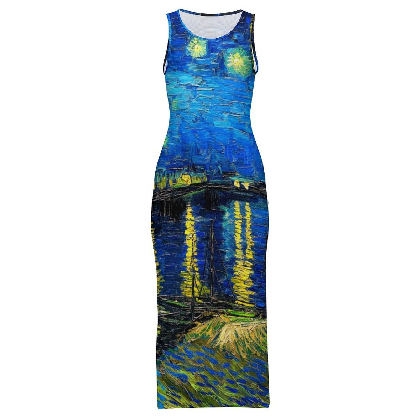 Van Gogh Bodycon-Kleid, Urlaub – Fashion Street Night Bewertung und Preis